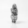 Mô hình 3D Nữ Vận động viên Squat (Athletic Woman Squatting Figurine) - Thumbnail 1