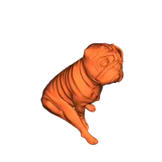 Mô hình chú chó Pug 3D siêu đáng yêu (MOPS_PUG Marlon) để bàn - Image 1