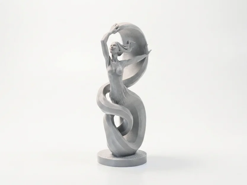 Tượng Điêu Khắc Spiral Lady – Mẫu Hình Người Thanh Lịch In 3D - Image 2