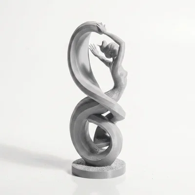 Tượng Điêu Khắc Spiral Lady – Mẫu Hình Người Thanh Lịch In 3D