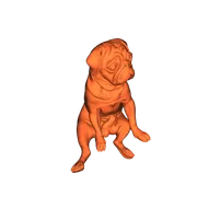 Mô hình 3D chú chó Pug (Mops) chân thực - File in STL - Image 1