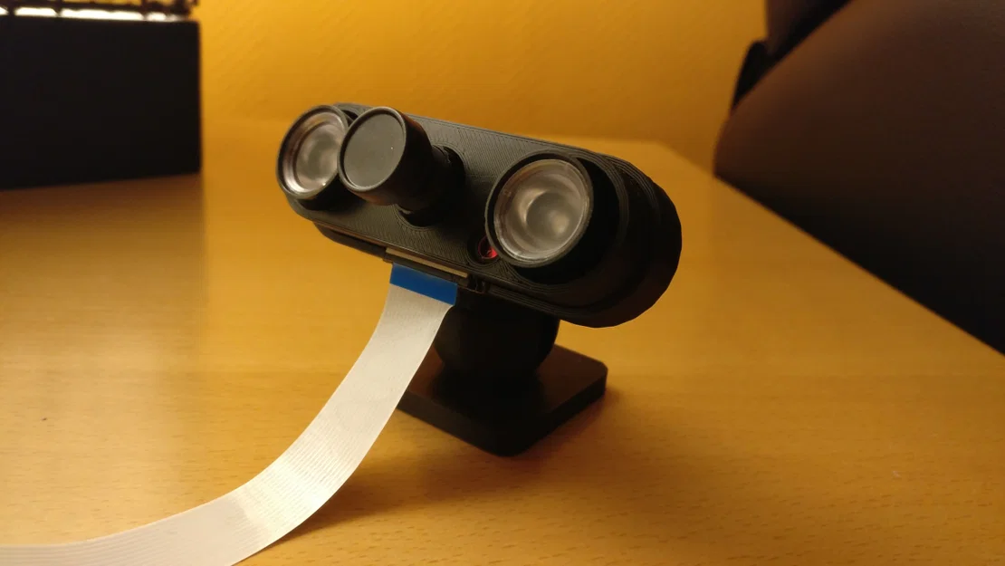 Giá đỡ Camera nhìn đêm cho Raspberry Pi (kèm đèn hồng ngoại) - Image 1