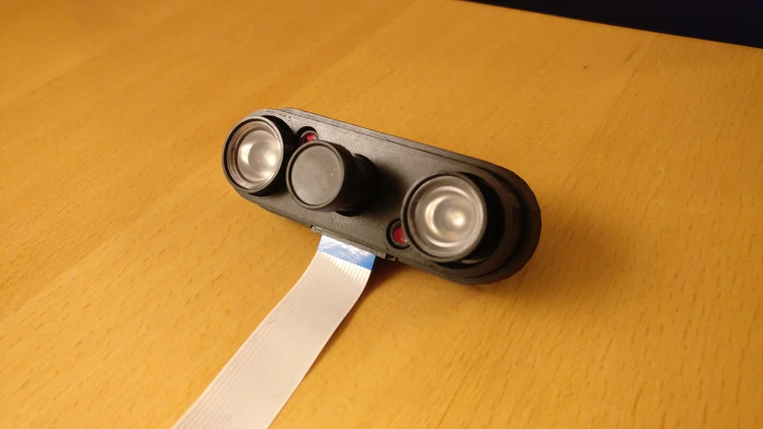 Giá đỡ Camera nhìn đêm cho Raspberry Pi (kèm đèn hồng ngoại) - Image 7