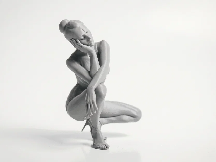 Tượng Nữ Kiêu Sa - Mẫu In 3D Nghệ Thuật Độc Đáo - Image 2