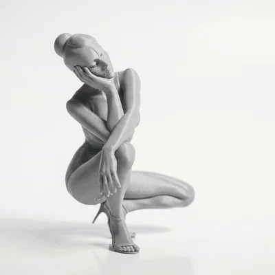 Tượng Nữ Kiêu Sa - Mẫu In 3D Nghệ Thuật Độc Đáo