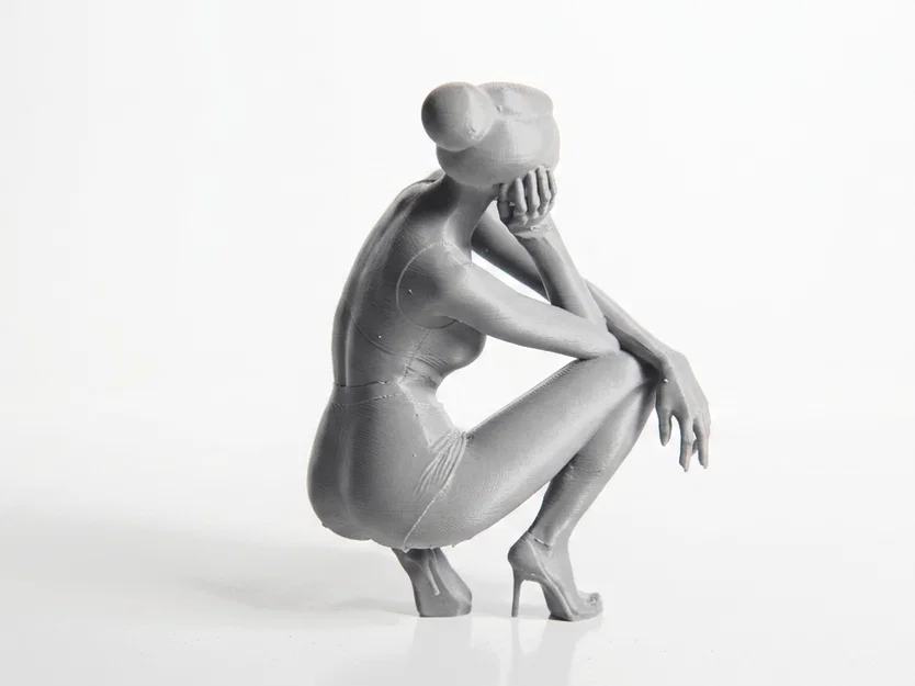 Tượng Nữ Kiêu Sa - Mẫu In 3D Nghệ Thuật Độc Đáo - Image 3