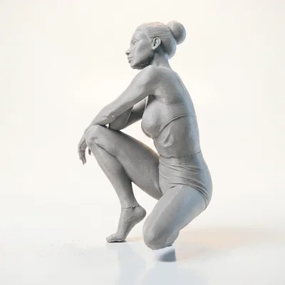 Tượng Nữ Kiêu Sa - Mẫu In 3D Nghệ Thuật Độc Đáo