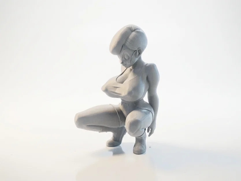 Mô hình tượng nữ ngồi xổm in 3D đẹp mắt - Image 1