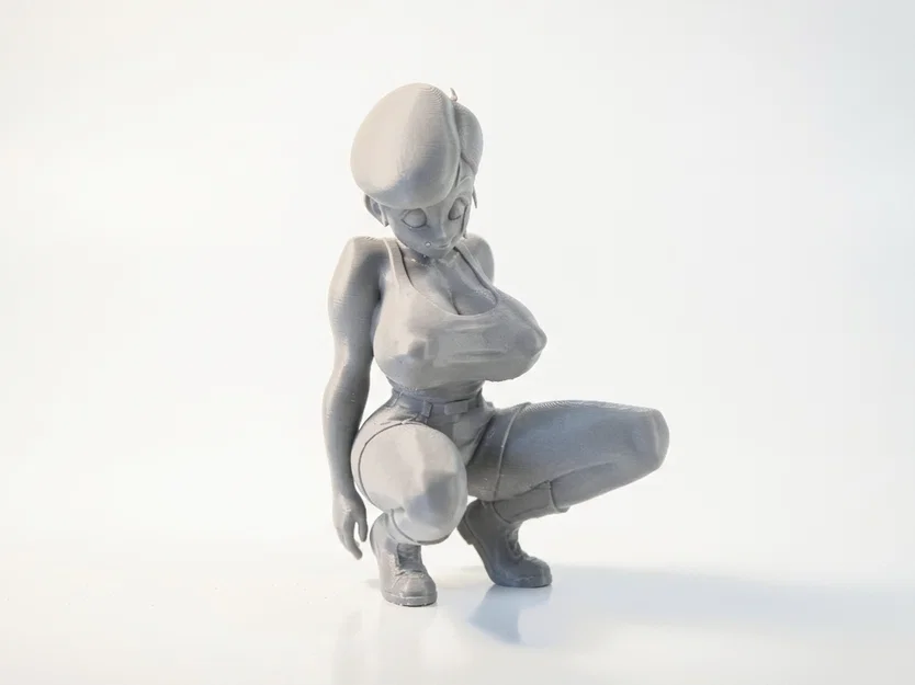 Mô hình tượng nữ ngồi xổm in 3D đẹp mắt - Image 2