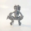 Mô hình tượng nữ ngồi xổm - File in 3D nghệ thuật - Thumbnail 1