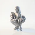 Tượng Nữ Điêu Khắc Thanh Lịch - Mẫu In 3D Độc Đáo - Thumbnail 1