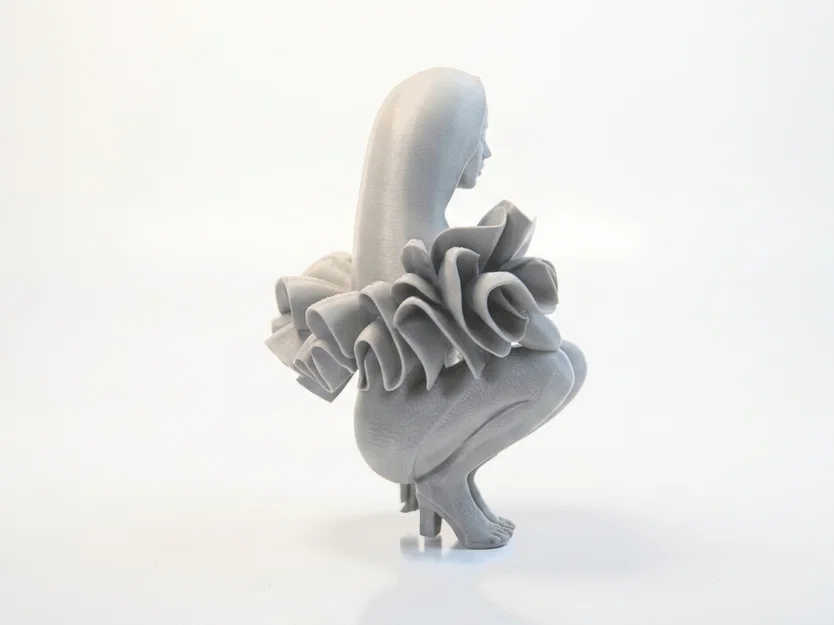 Tượng Nữ Điêu Khắc Thanh Lịch - Mẫu In 3D Độc Đáo - Image 3