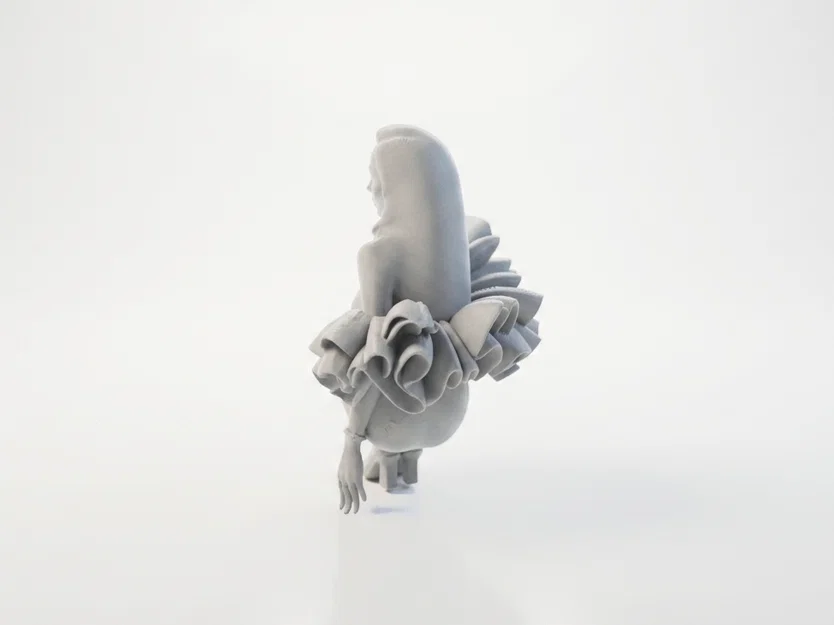 Tượng Nữ Điêu Khắc Thanh Lịch - Mẫu In 3D Độc Đáo - Image 4