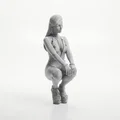 Mô hình tượng cô gái ngồi xổm - File 3D in ấn nghệ thuật - Thumbnail 2