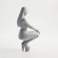 Mô hình tượng cô gái ngồi xổm - File 3D in ấn nghệ thuật - Thumbnail 3