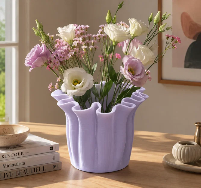 Bloom Vase – Bình Hoa Họa Tiết Hữu Cơ - Image 1