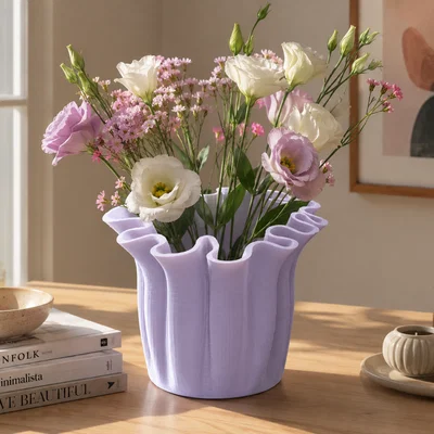 Bloom Vase – Bình Hoa Họa Tiết Hữu Cơ