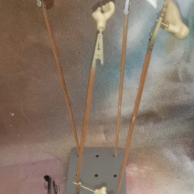 Đế Cắm Mô Hình Sơn Airbrush Đơn Giản - Phụ Kiện Hỗ Trợ In 3D