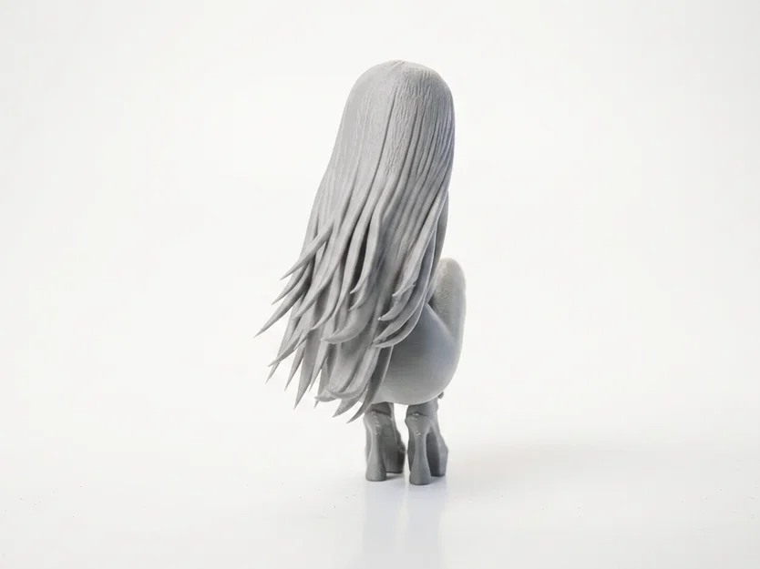 Mô hình tượng nữ squat tinh tế dành cho máy in 3D - Image 3