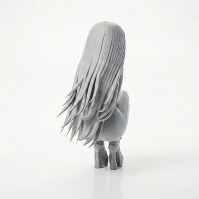 Mô hình tượng nữ squat tinh tế dành cho máy in 3D
