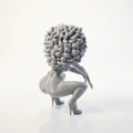 Mô hình 3D tượng cô gái ngồi xổm (Squatting Lady) - Thumbnail 4