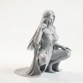 Mô hình 3D tượng nữ ngồi (Squatting Lady Figurine) - Thumbnail 2