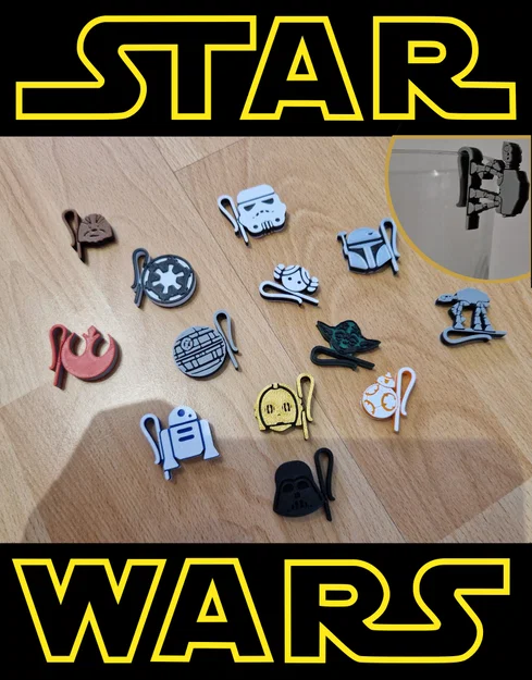 Bộ đánh dấu ly hình Star Wars - Image 1