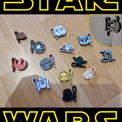 Bộ đánh dấu ly hình Star Wars