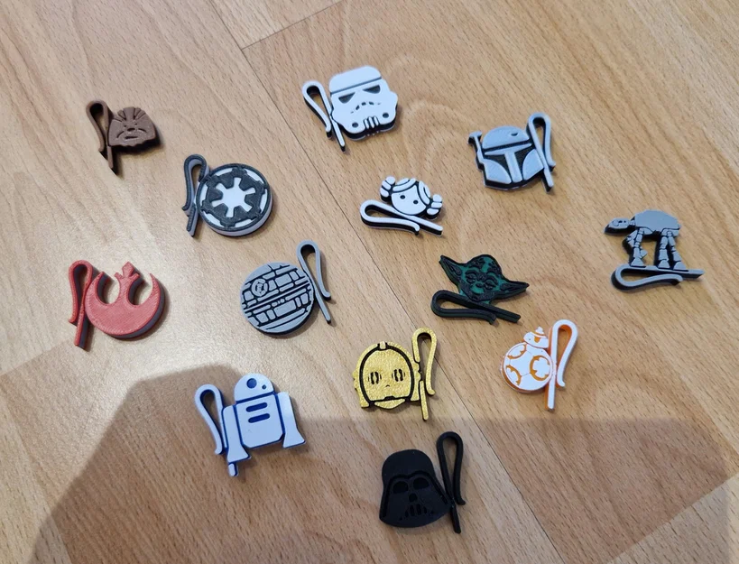 Bộ đánh dấu ly hình Star Wars - Image 2