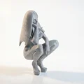 Mô hình tượng nữ ngồi xổm - File in 3D nghệ thuật - Thumbnail 2