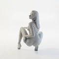 Mô hình tượng nữ ngồi xổm - File in 3D nghệ thuật - Thumbnail 1