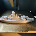 Mô hình tàu chiến mini phong cách Thế chiến II để bàn (Toy Battleship) - Thumbnail 2