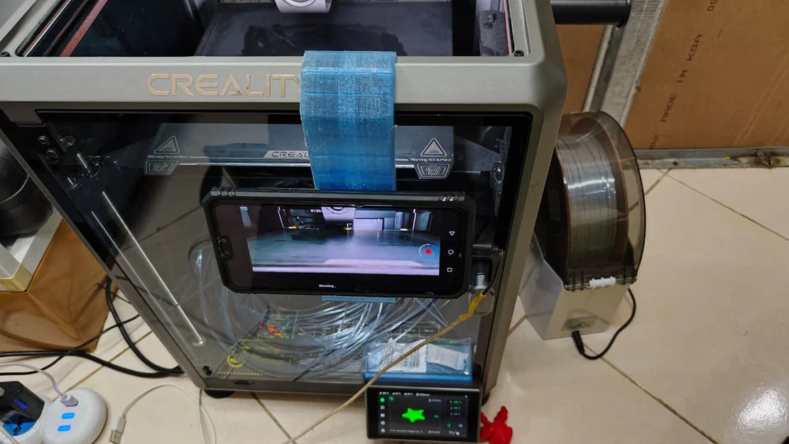 Giá đỡ điện thoại và cuộn nhựa tối ưu cho Creality K1 và K1c - Image 2