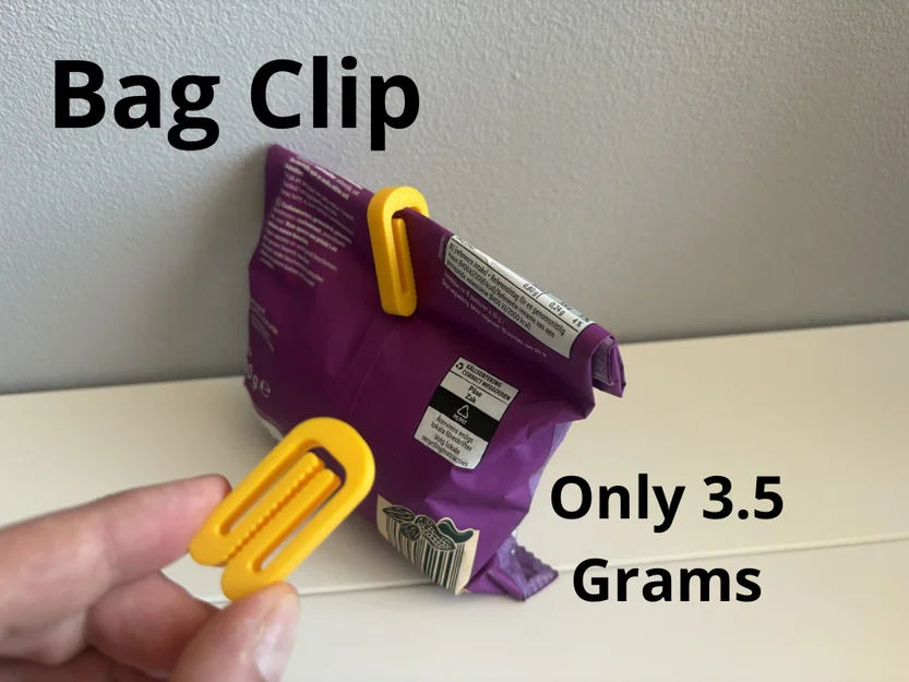 Kẹp miệng túi (Bag Clip) 3D: Nhỏ gọn, in nhanh chỉ trong 7 phút - Image 1