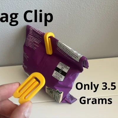 Kẹp miệng túi (Bag Clip) 3D: Nhỏ gọn, in nhanh chỉ trong 7 phút