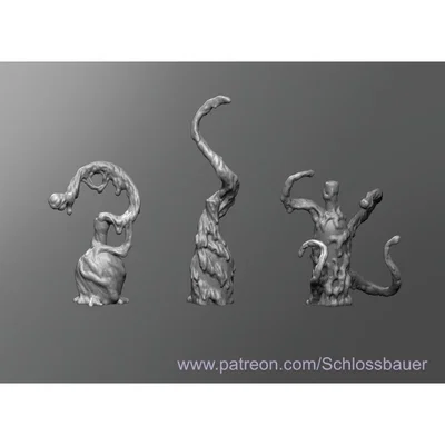 Mô hình Amber Ooze in 3D cho trò chơi tabletop D&D và Pathfinder