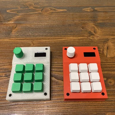 Macropad 3x3 với màn hình và núm xoay (Mã nguồn mở)
