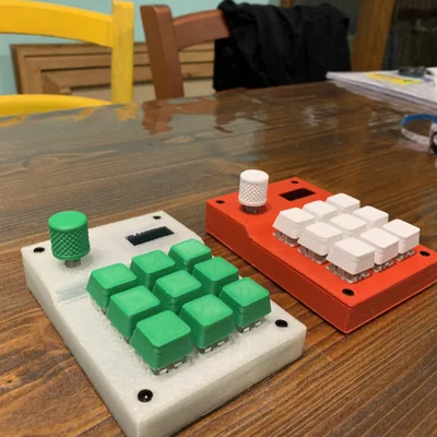 Macropad 3x3 với màn hình và núm xoay (Mã nguồn mở)