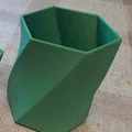 Ống Cắm Bút Hình Học Xoắn Hiện Đại - Phiên bản ERCE - Thumbnail 2