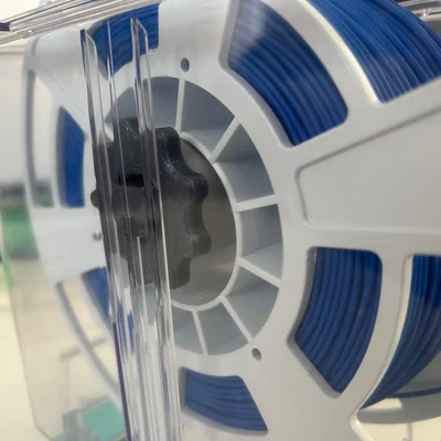 Giá đỡ cuộn nhựa PolyDryer, trục bạc đạn, chốt