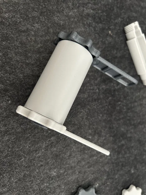 Giá đỡ cuộn nhựa PolyDryer, trục bạc đạn, chốt - Image 6