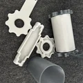 Giá đỡ cuộn nhựa PolyDryer, trục bạc đạn, chốt - Thumbnail 9