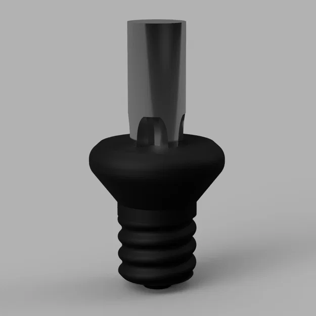 Nắp đậy đuôi đèn E12 có đầu vít PH3 - Phụ kiện trang trí 3D - Image 1