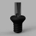 Nắp đậy đuôi đèn E12 có đầu vít PH3 - Phụ kiện trang trí 3D - Thumbnail 1
