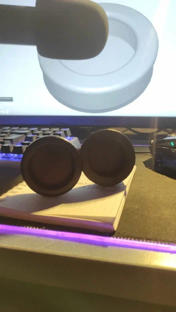 Mẫu tay nắm cửa lùa tròn 50mm tự in 3D đơn giản bền chắc - Image 1