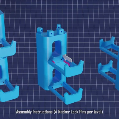 Controller Racker Tower - Tháp trưng bày tay cầm tùy biến