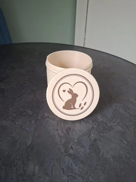 Bunny Treat Keeper – Hộp Đựng Bánh Thưởng Cho Thỏ - Image 2