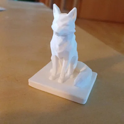 Tượng Cáo Phong Cách Hiện Đại: Mô Hình Trang Trí In 3D Độc Đáo