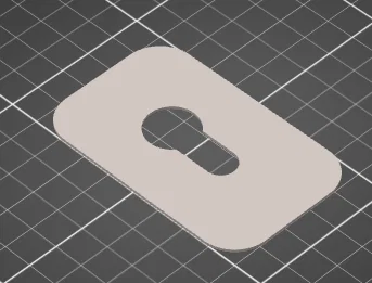 Nắp che lỗ khóa PZ (PZ Cylinder Cover) in 3D bền đẹp - Image 1