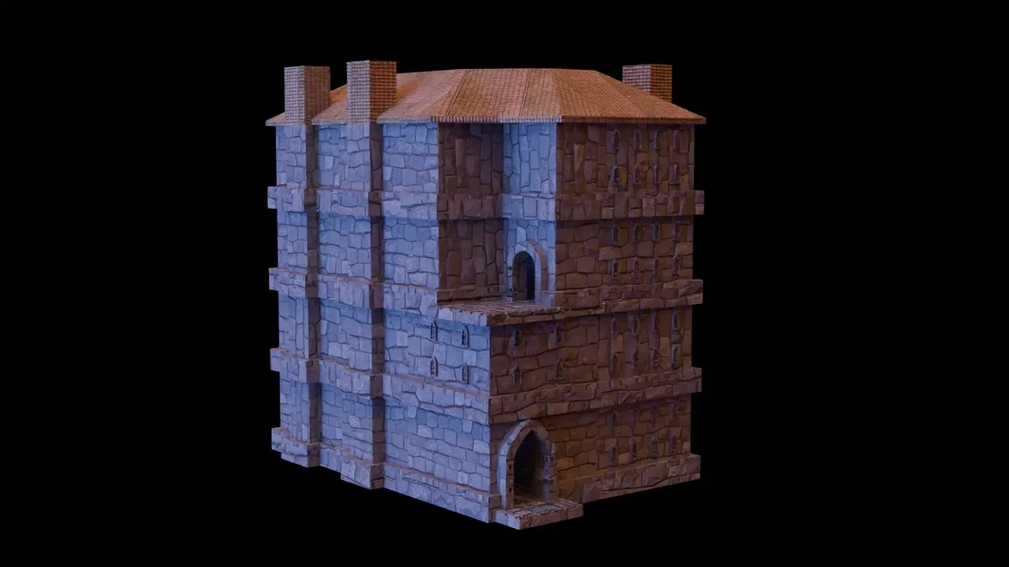 Death House - Haunted House - Bộ Địa hình Modular (DND / TTRPG) - Image 1